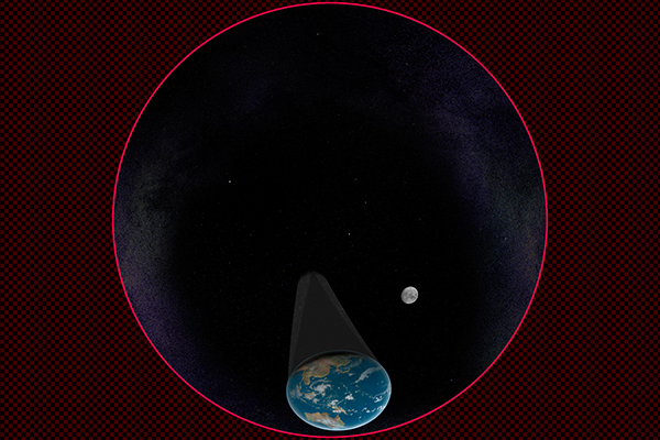 Cause of the lunar eclipse