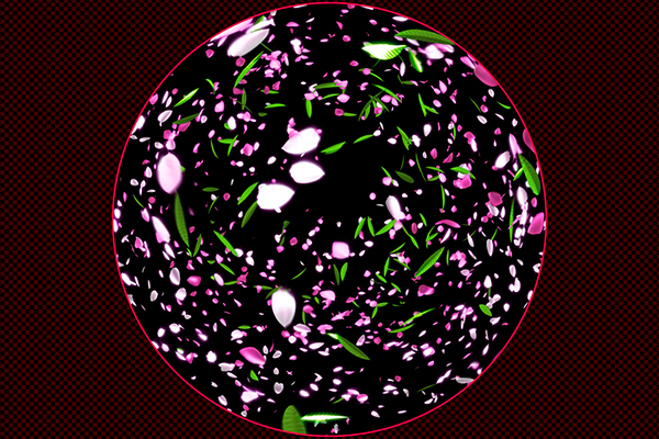 Falling cherry-blossoms type1