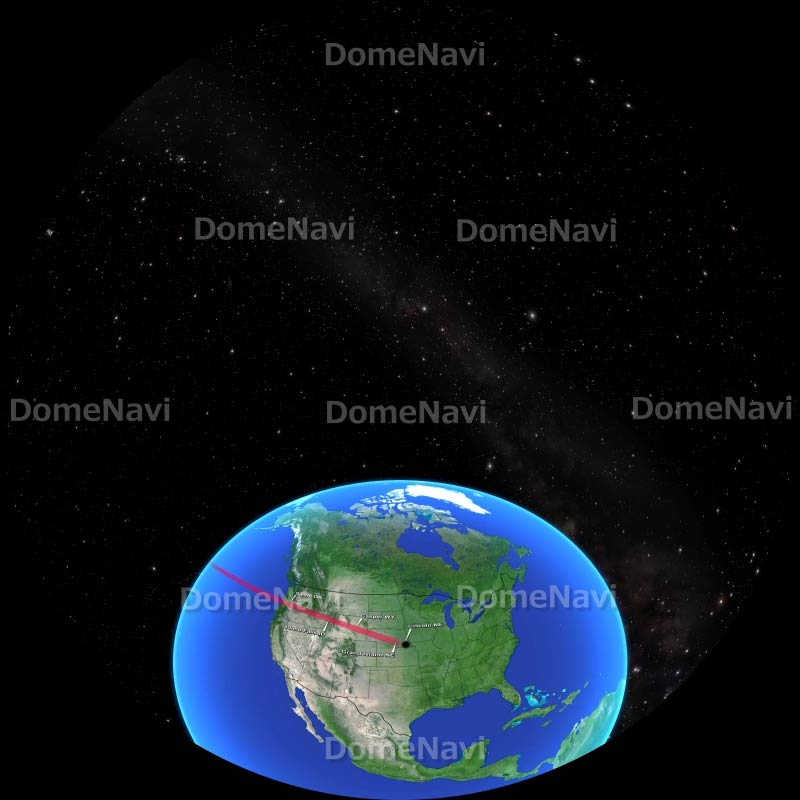 Eclipse Route and Cities in USA 2017