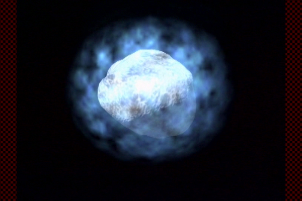 Asteroid collision A