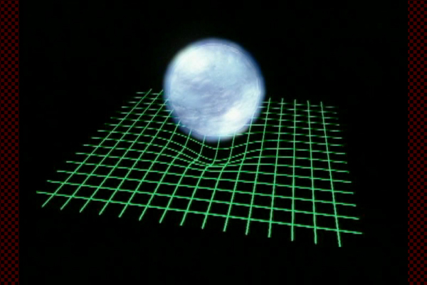 Black hole(Blue star and wire frame)