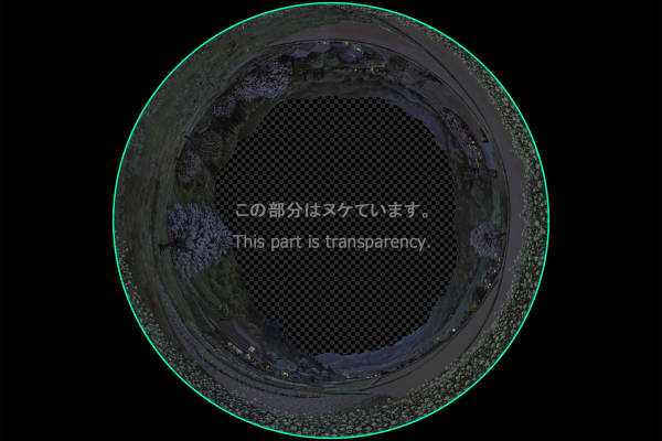 Spring mountain village - Night view