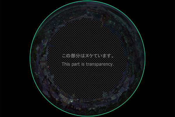 Streets of the suburbs - Night view