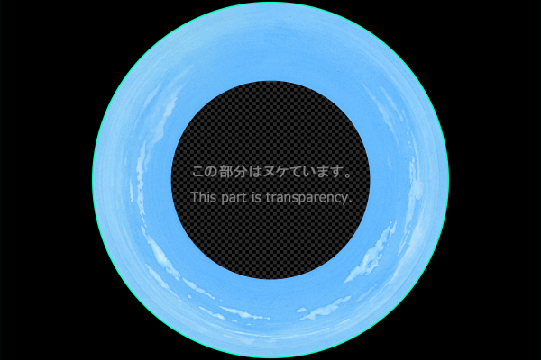 Blue sky and thin clouds