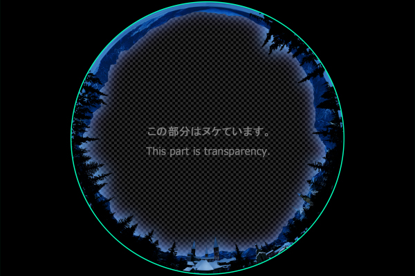 Snow scene in the Nordic(Real-like)