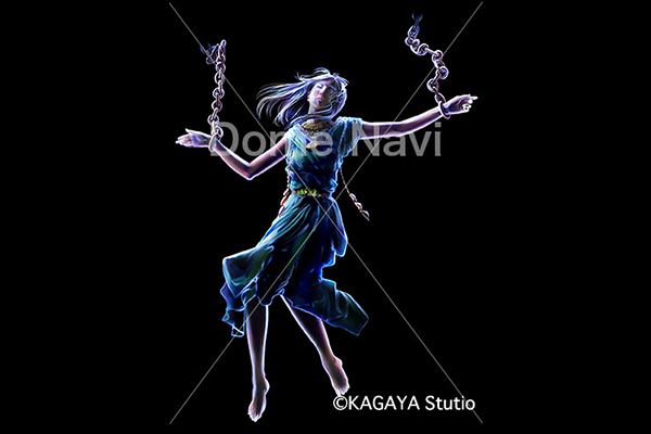 アンドロメダ座KAGAYA星座絵