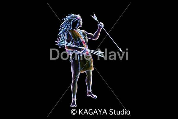 インディアン座KAGAYA星座絵