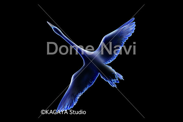 はくちょう座KAGAYA星座絵