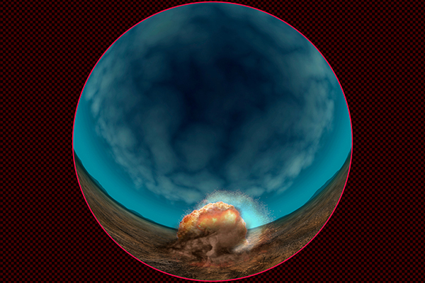 クレーター(大気中)