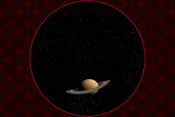 土星の周りを回る