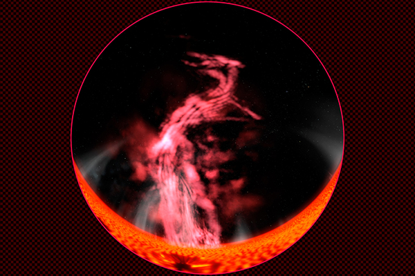 太陽表面を飛行 type2