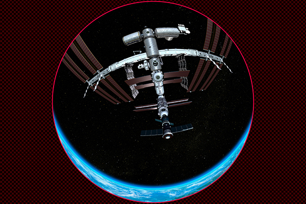 国際宇宙ステーションを通過