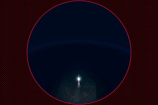 タイタンロケット打ち上げ（上空カメラ）