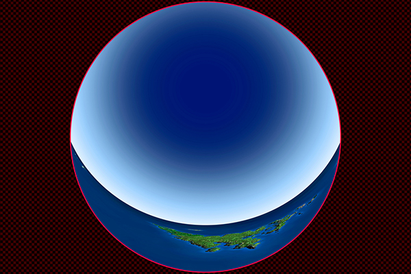 奄美大島を旋回