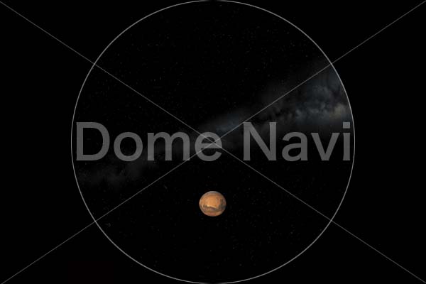 自転する火星_遠