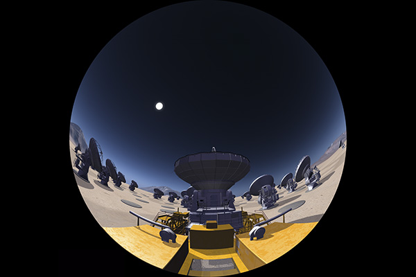 アルマ望遠鏡パラボラアンテナ搬送5