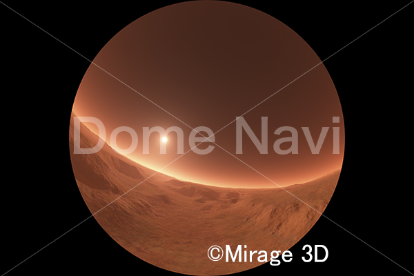 火星の地表をとぶ