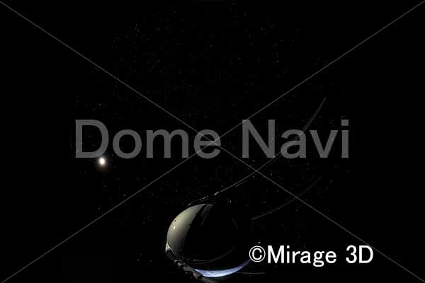 飛行するスプートニク