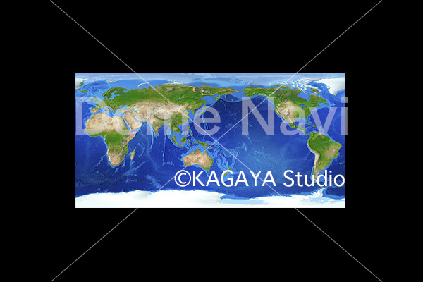 世界イラスト地勢地図