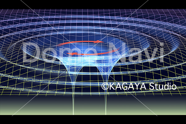重力波・ブラックホール説明図