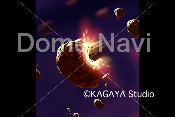 原始太陽系小惑星衝突