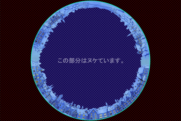 雪の積もった街