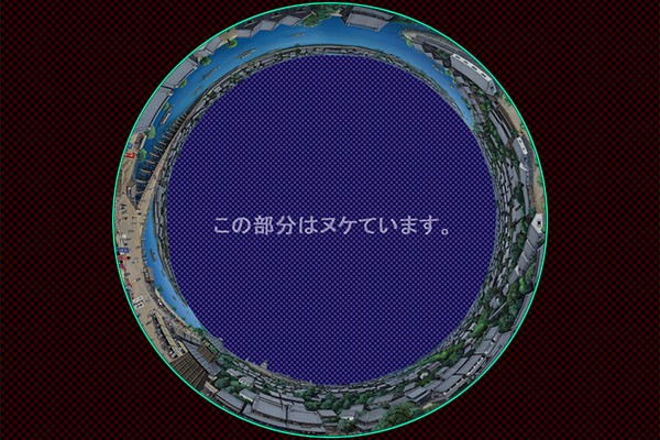 江戸の街の鳥瞰 -昼景