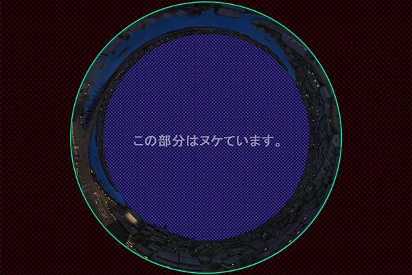 江戸の街の鳥瞰 -夜景