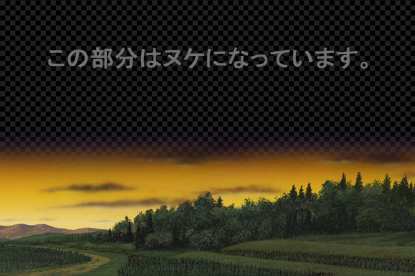 稲穂の波 -夕景